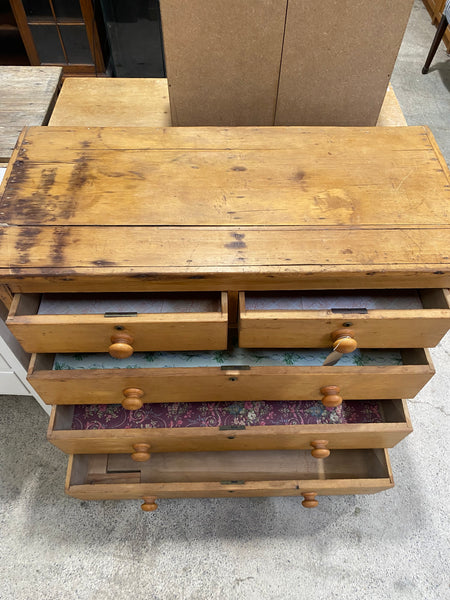 Antique Pine Chest of drawers