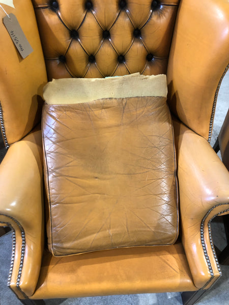 1960’s Chesterfield Wingback Armchair