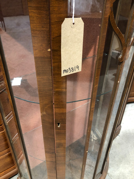 Vintage Demi Lune Display Cabinet