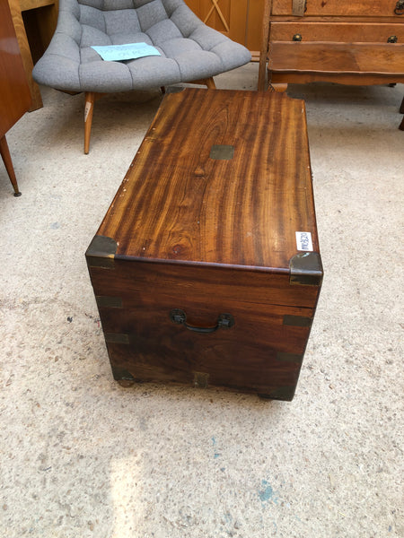 Victorian Camphorwood Campaign Trunk
