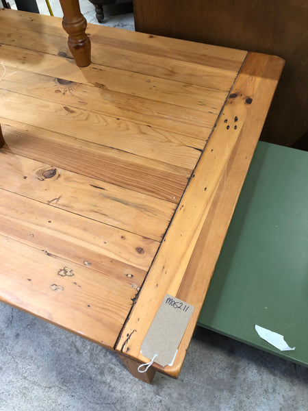 Large Heavy Duty Pine Dining Table
