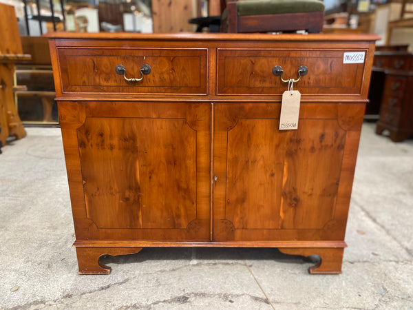 Burr Veneer Compact Sideboard