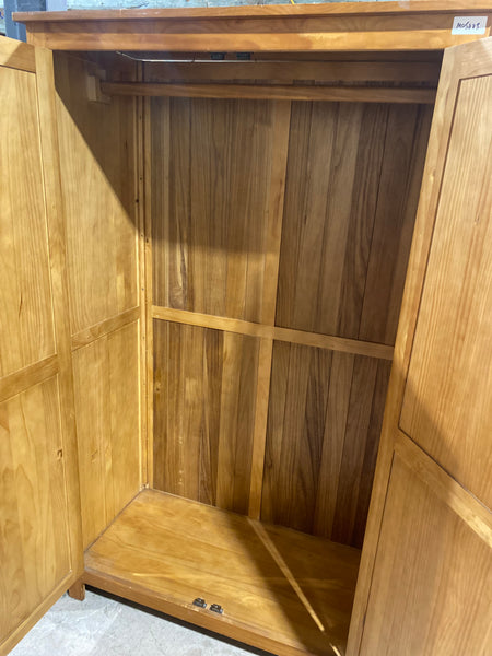 Large Pine Double Wardrobe