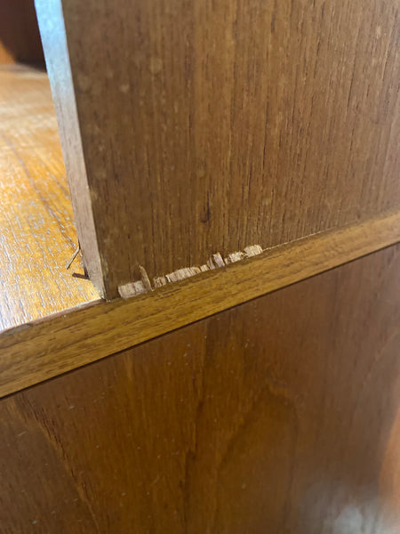 Tall MidCentury G-Plan Teak Display Cabinet