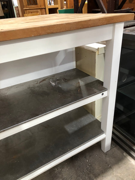IKEA Stenstorp Oak Topped Kitchen Island