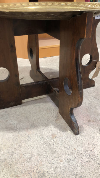 Eastern Brass Tray Topped Table
