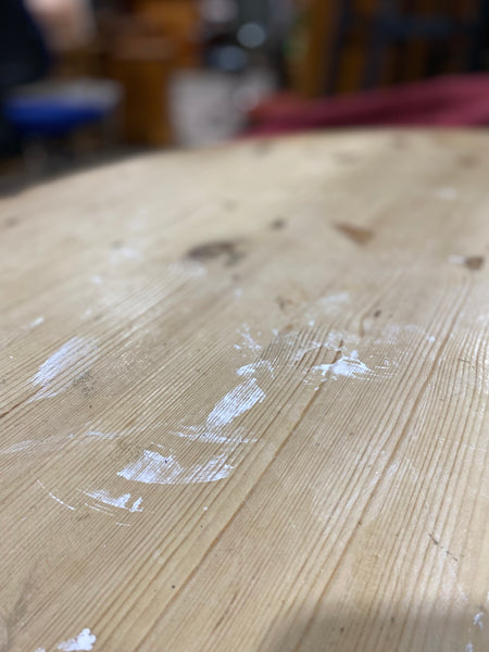 Round Pine Dining Table