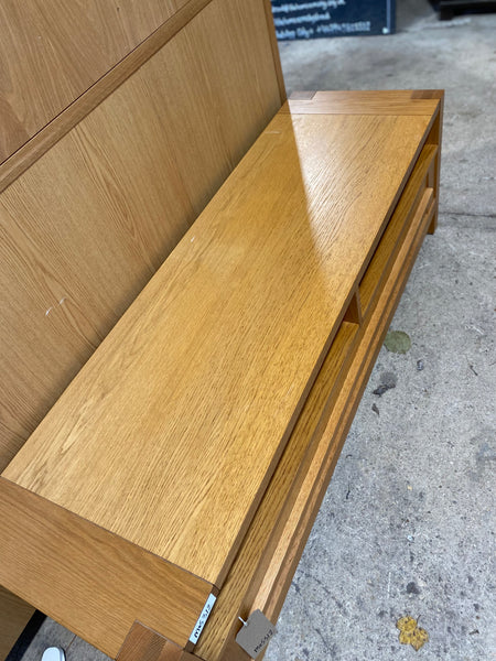 Contemporary Oak Entertainment Unit
