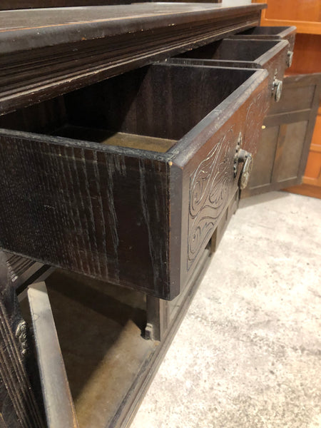 Dark Wood Vintage Dresser