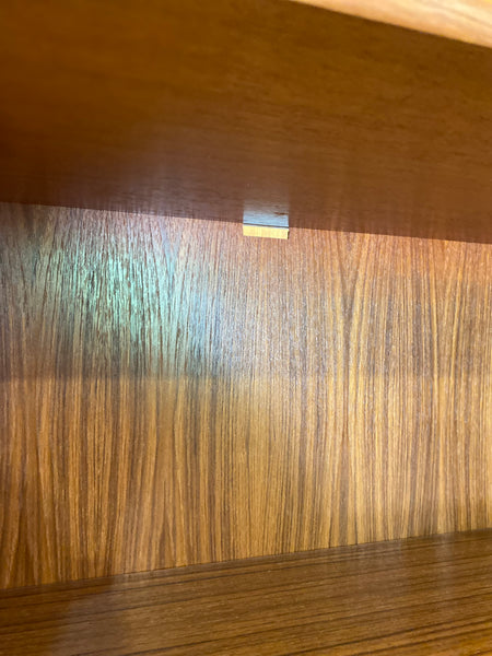 Teak Veneer Bookcase