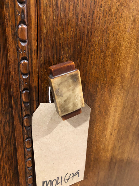 Vintage Oak Carved Detail Cabinet
