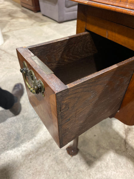 Antique Burr Walnut Low Boy