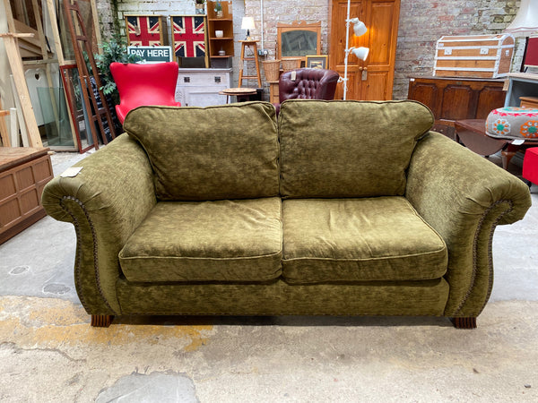 Pear Green Studded Detail Sofa