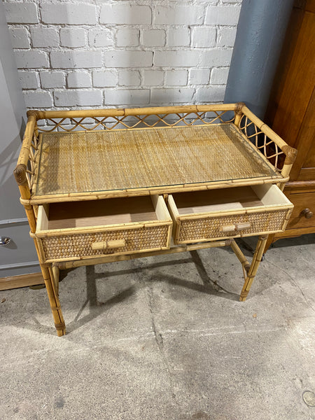 Bamboo Rattan Dressing Table