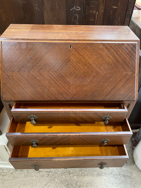 Queen Anne Style Writing Bureau Desk