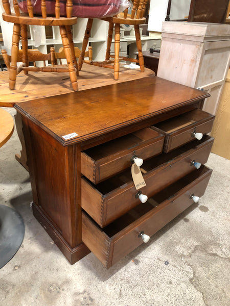 Antique Two over Three Chest of Drawers