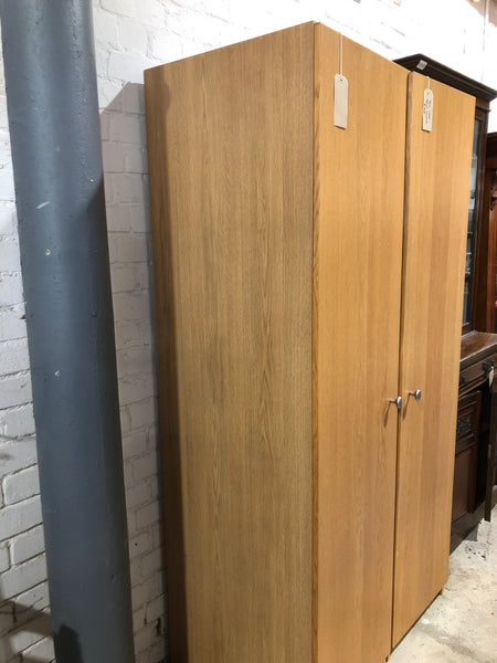 Slim Wood Effect Wardrobe
