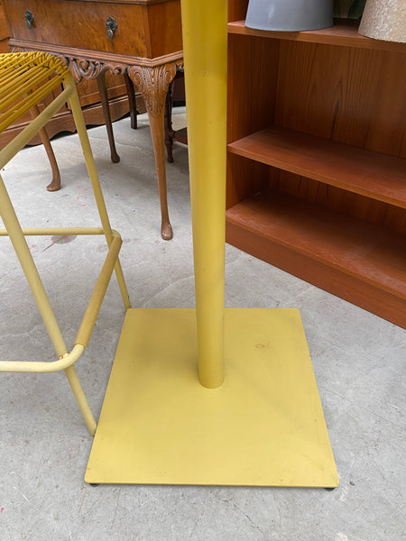 Yellow Metal Outdoor Bistro Set