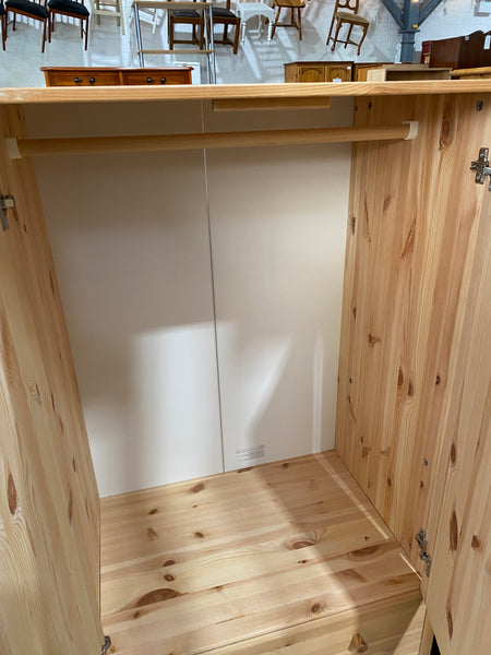 REF - Pine Compact Wardrobe