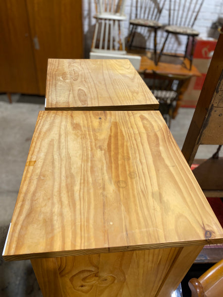 REF - Pair of Pine Bedside Tables