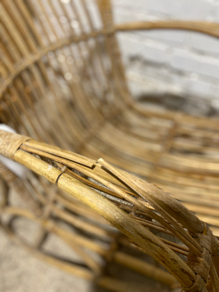 Vintage Cane Armchair