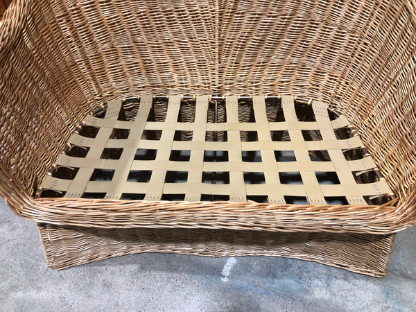 Wicker Two Seater Sofa