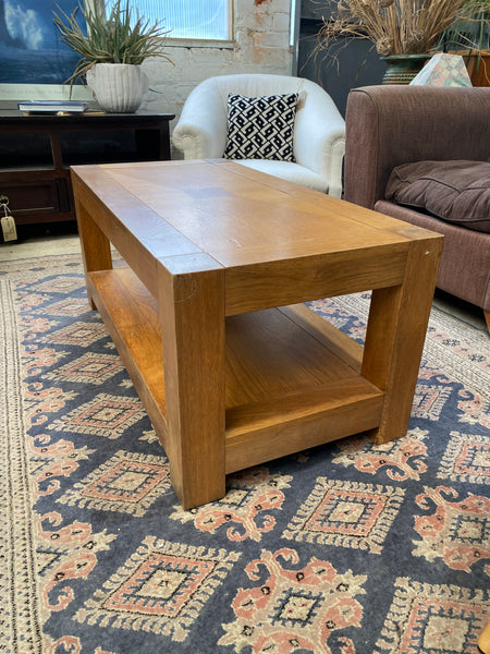 Solid Oak Coffee Table