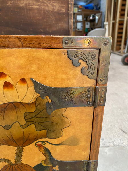 Oriental Style Cabinet with Beautiful Motifs