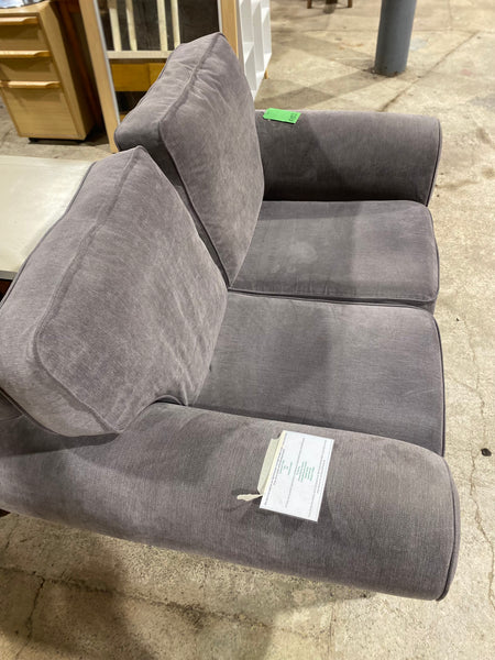 REF - Grey Two Seater Sofa