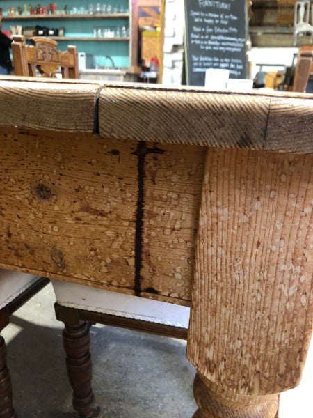 Large Pine Farmhouse Kitchen Table
