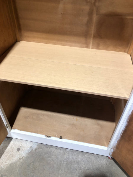 White Painted Double Wardrobe