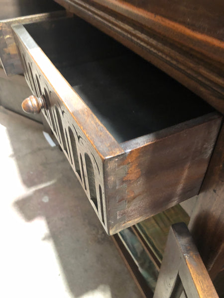 Vintage Oak Old Charm Court Cupboard