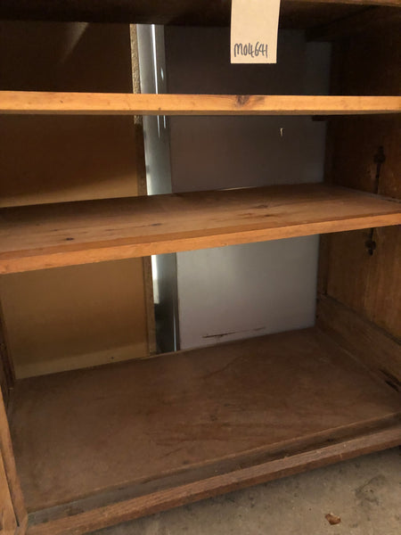Vintage Oak Compact Sideboard Cupboard