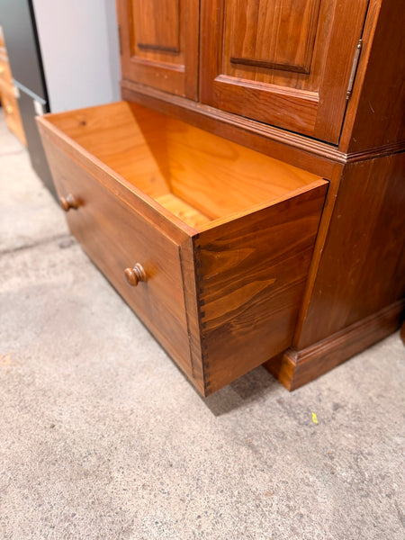 REF - Pine Double Wardrobe