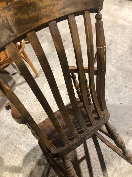 Solid Oak Rocking Chair