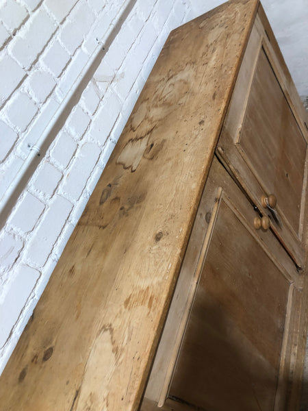 Rustic Pitch Pine Sideboard