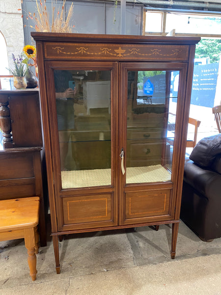 Mahogany Glass Display Cabinet GHC
