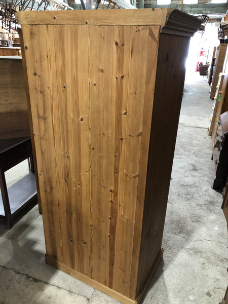 Rustic Solid Pine Wardrobe