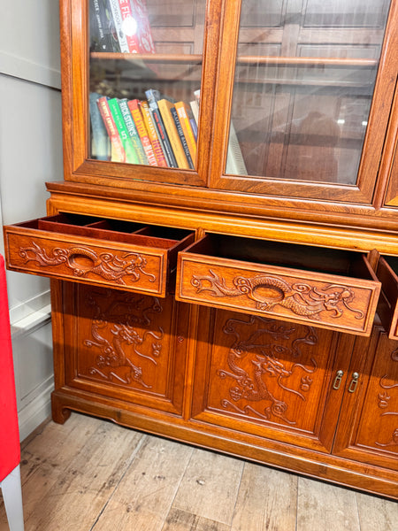 GHC - Vintage Wooden Display Cabinet / China Hutch