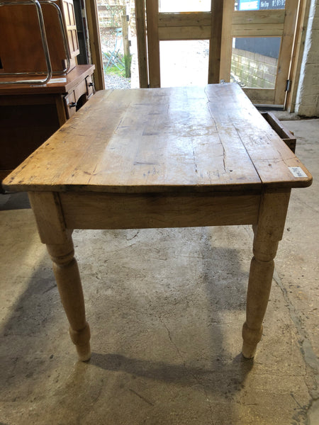 Rustic Pine Farmhouse Kitchen Table