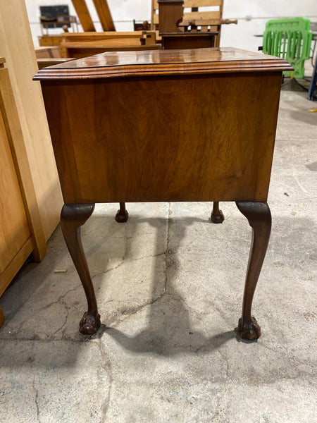 Antique Burr Walnut Low Boy