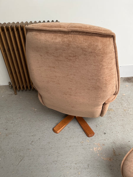 GHC - Recliner Swivel Chair & Footstool