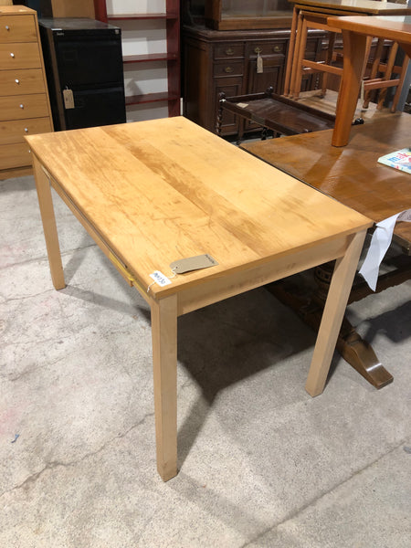 Veneer Dining Table with Drawer