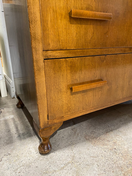 Vintage 1940s Tallboy Storage Cupboard and Drawers