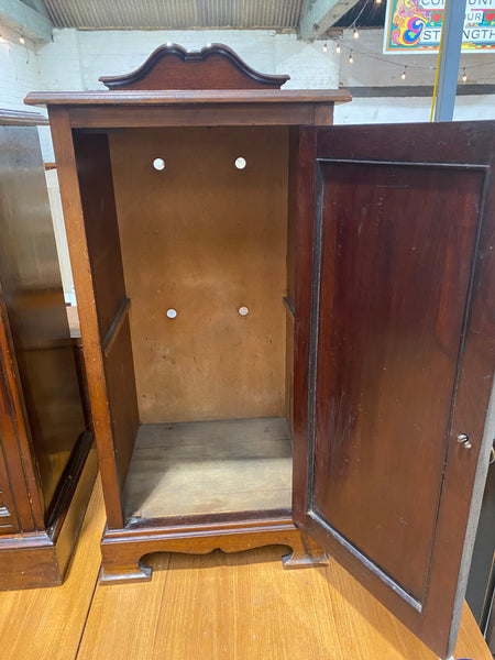 Victorian Pot Cupboard with Gallery Back