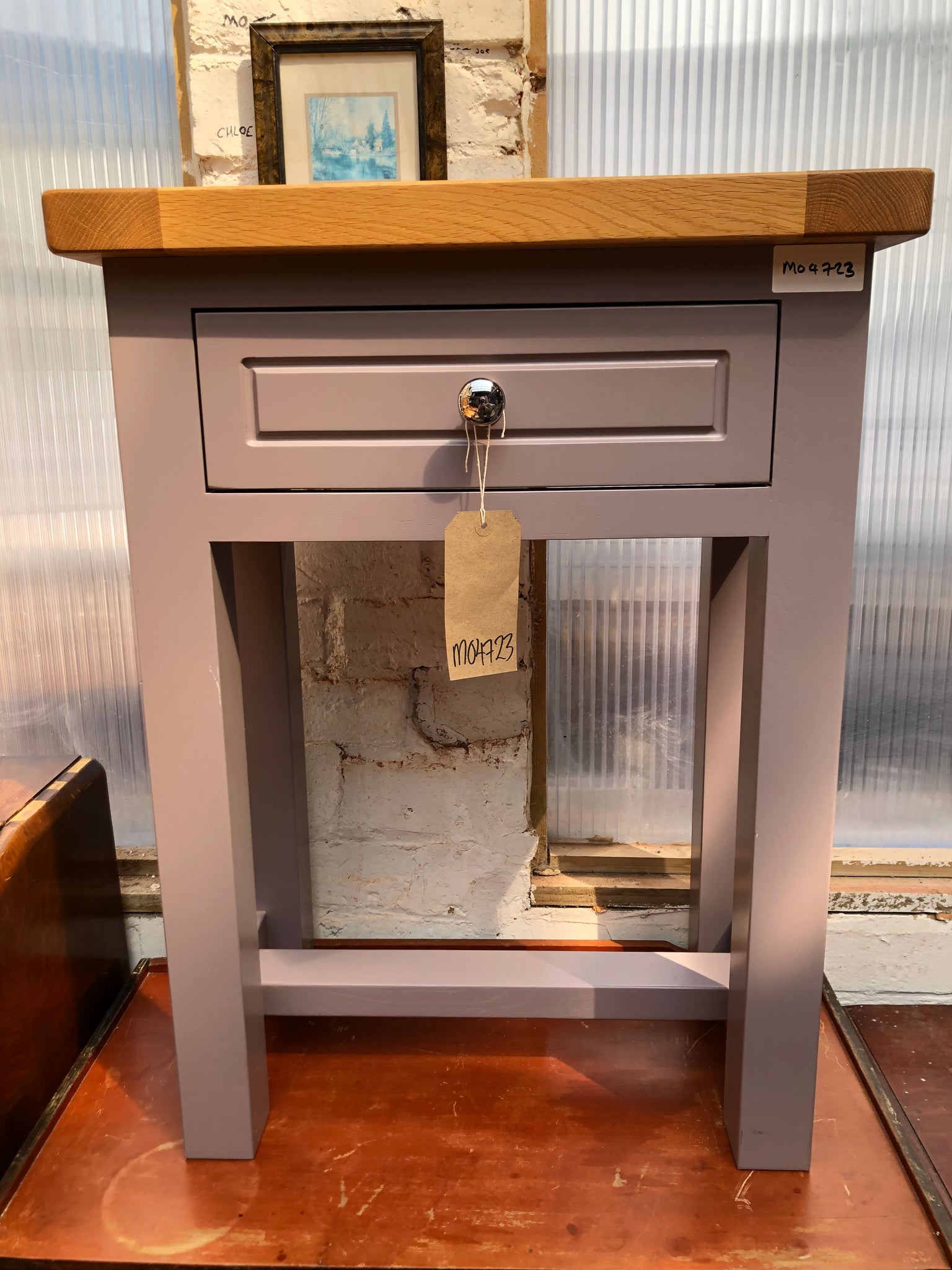 GHC - Cotswold Company Purple Oak Top Side Table
