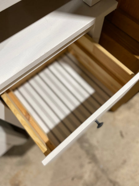 Pair of White Bedside Tables