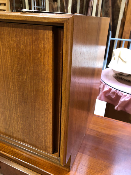 Vintage Teak Low Sideboard