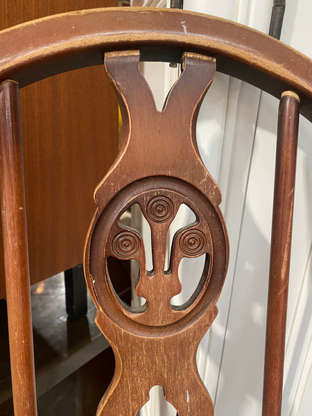 Four Ercol Fleur de Lys Dining Chairs