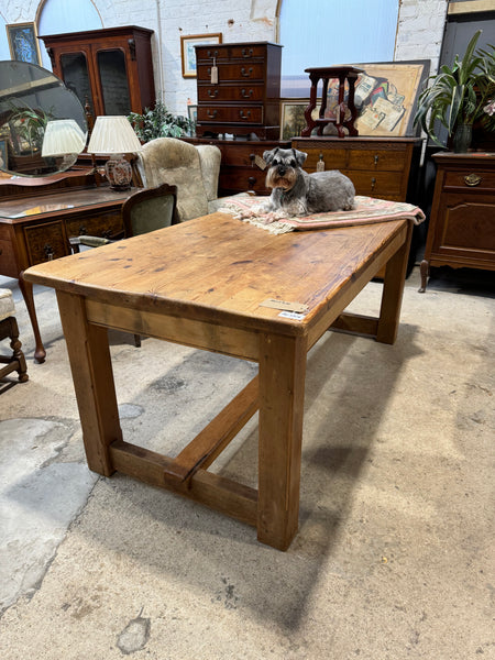 Rustic Farmhouse Solid Pine Dining Table